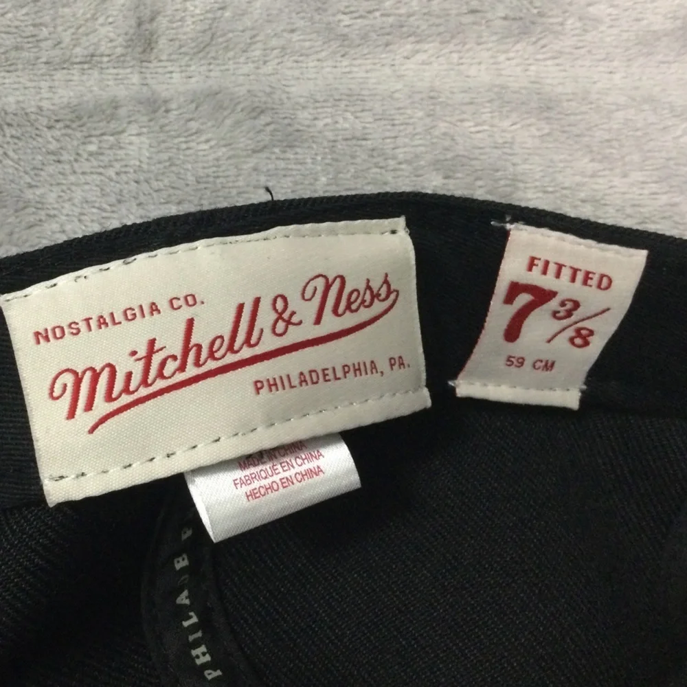 Mitchell & Ness New Jersey Nets Fitted Hat Size 7 3/8